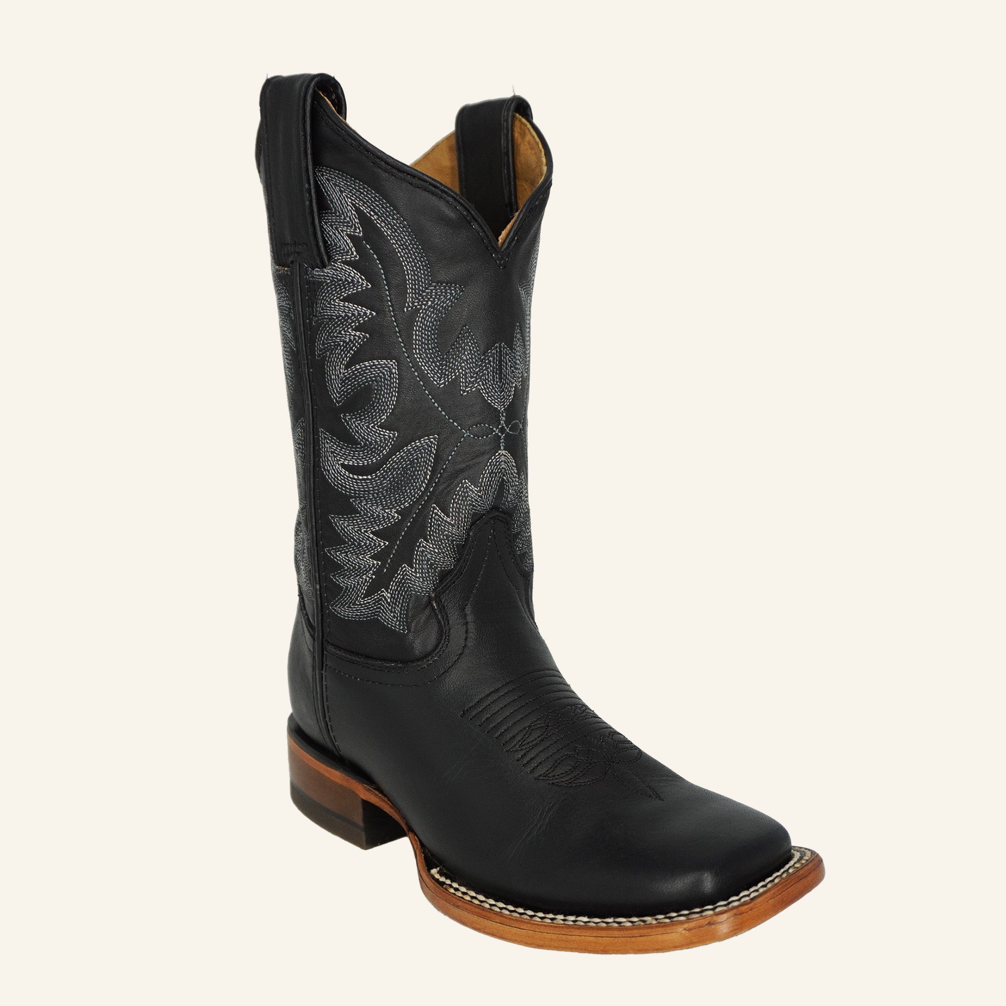 Cuatralba Women's Cowboy Boot 1111 - Waxi Negra