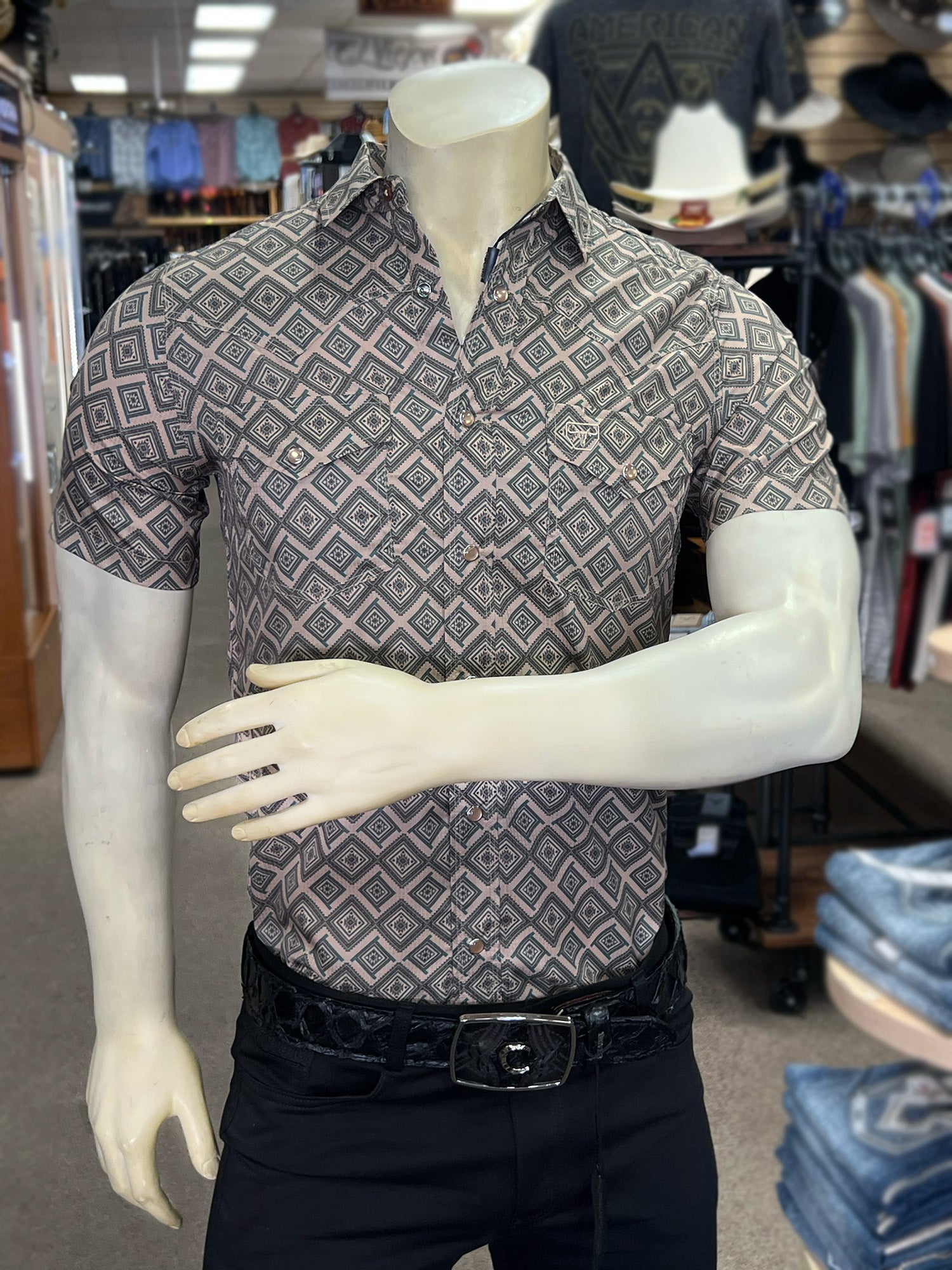 Platini Short Sleeve Shirt 11151 - Beige