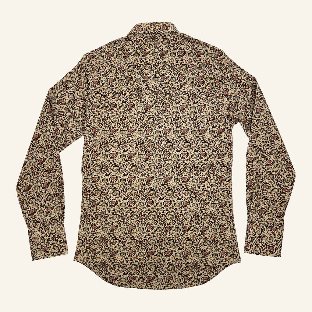platini dress shirts Long Sleeve Reyes Button-Up Button closure PLATINI Elegant BLACK Gold Metallic