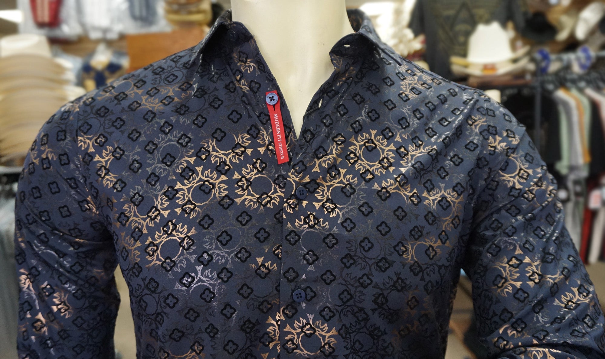 Platini Long Sleeve Shirt 11173 - Navy