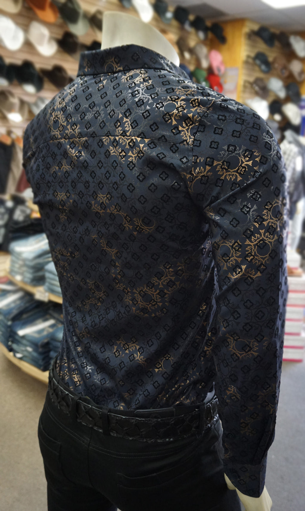Platini Long Sleeve Shirt 11173 - Navy