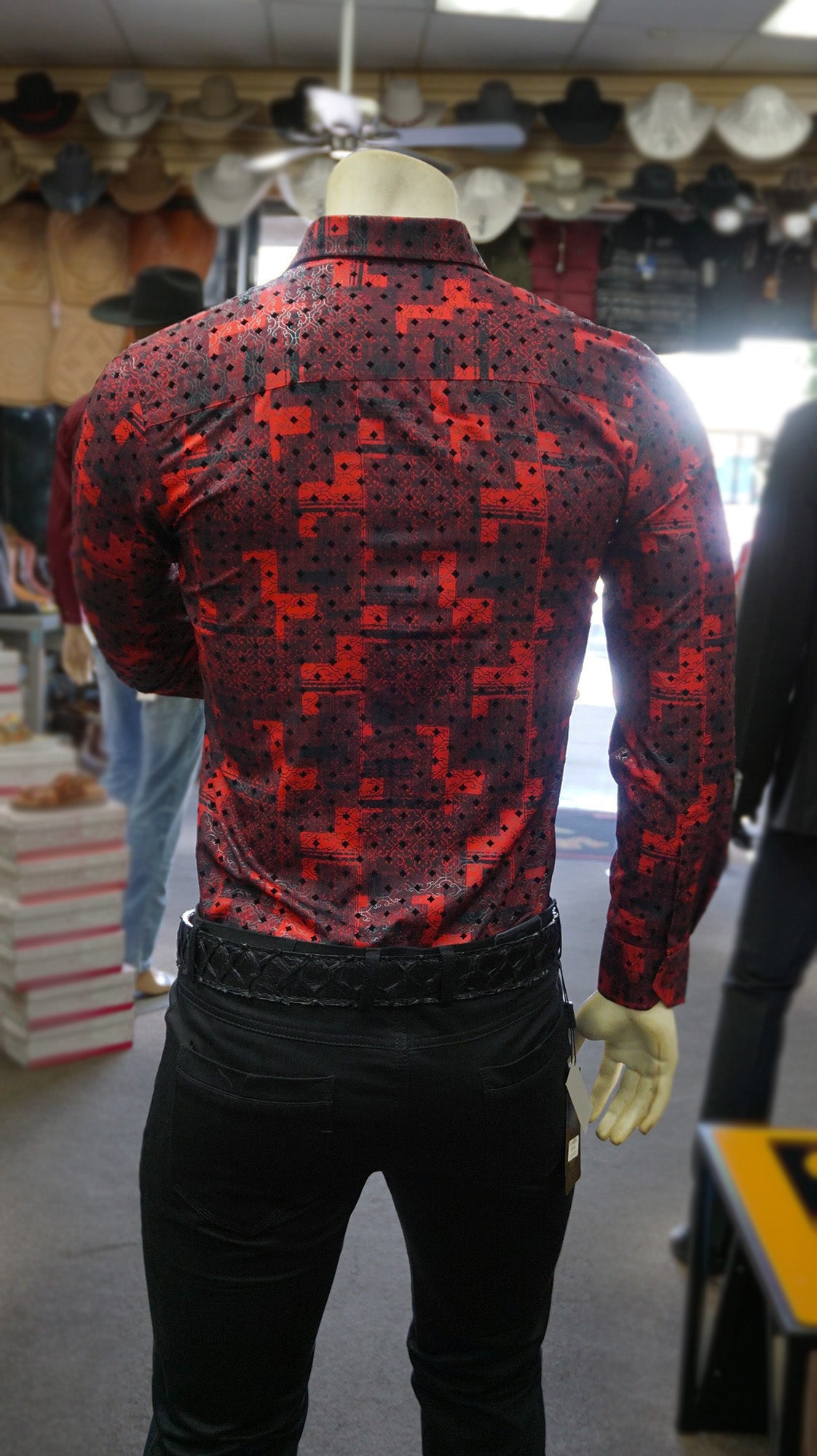 Platini Long Sleeve Shirt 11177 - Red