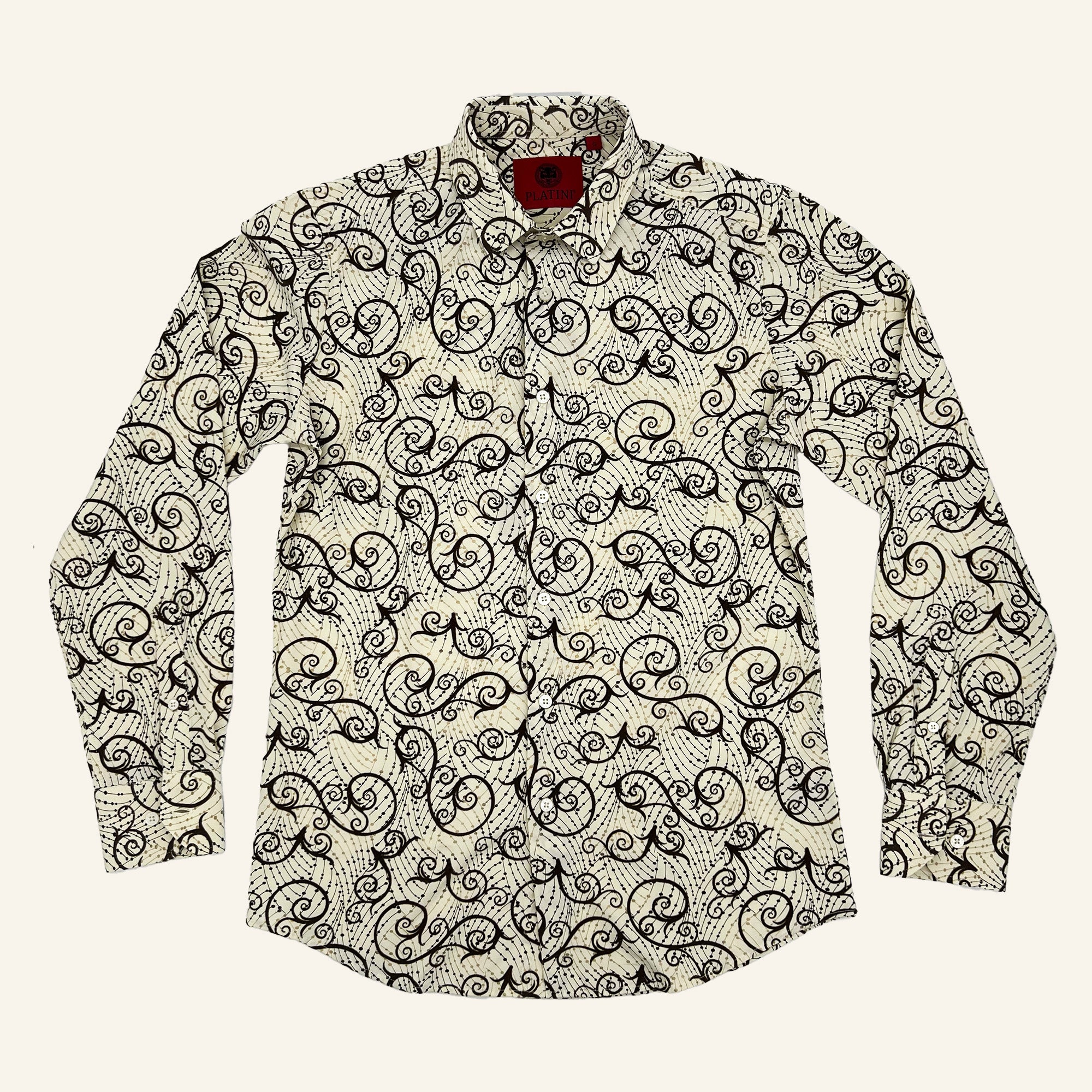 Platini Long Sleeve Shirt 11180 - Beige