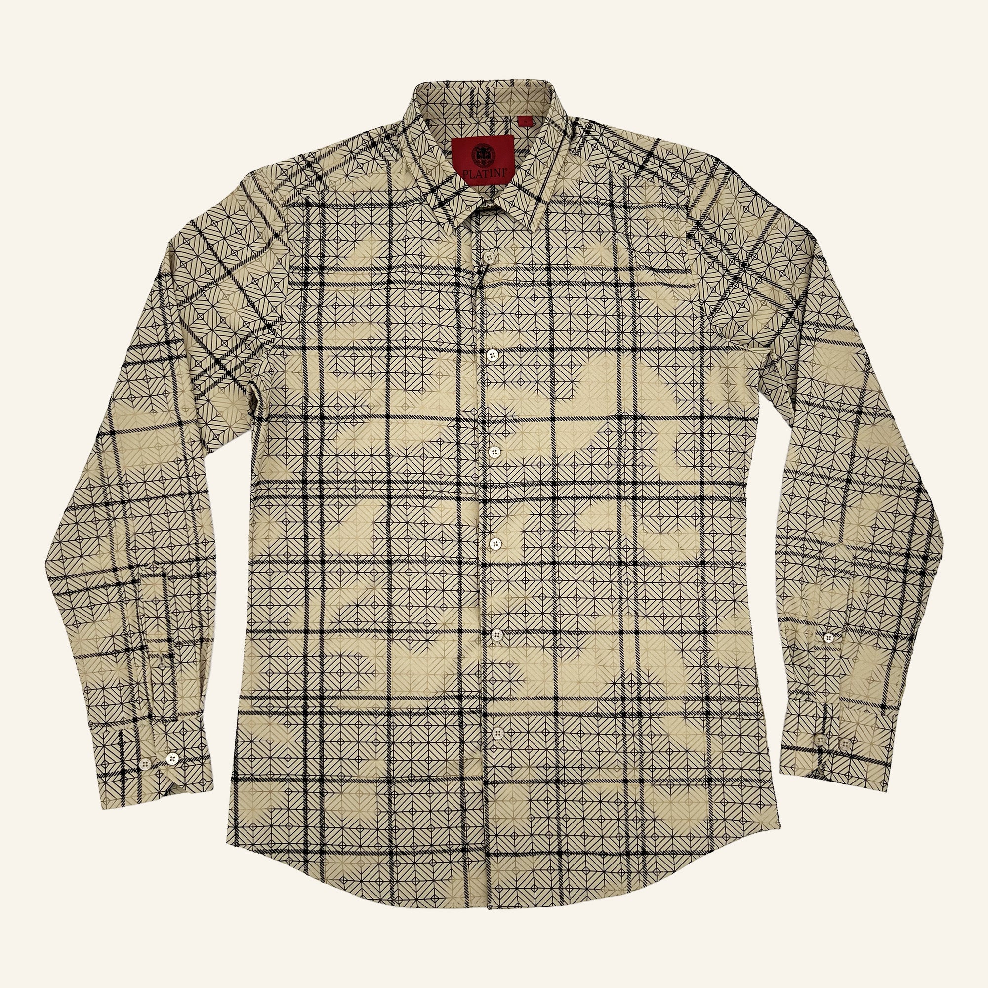 Platini Long Sleeve Shirt 11187 - Beige