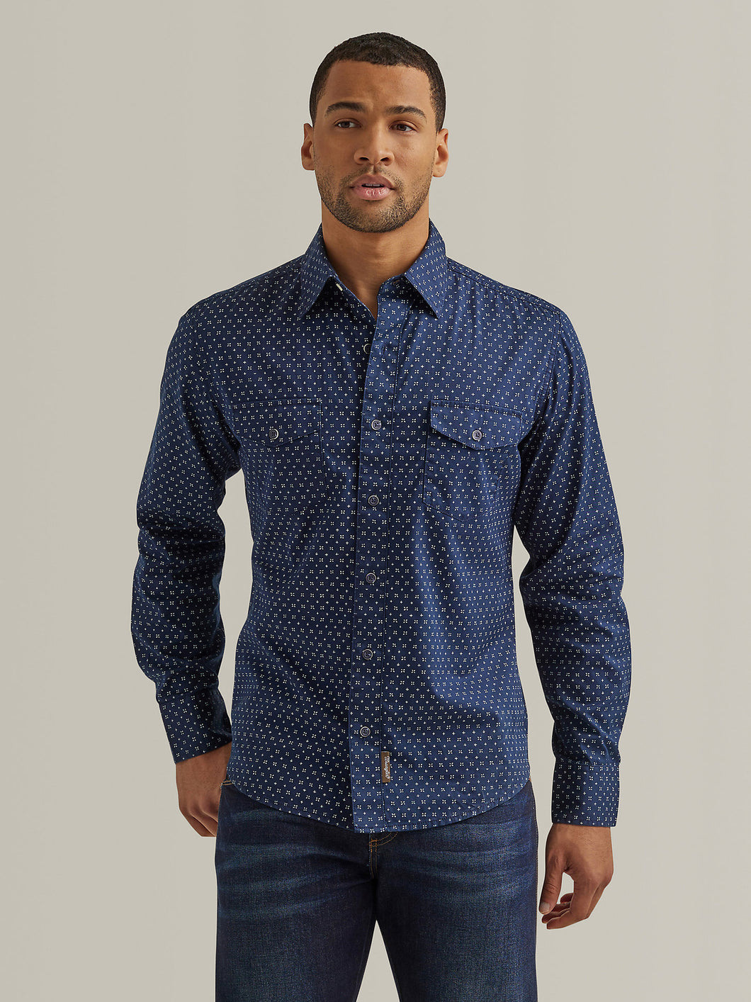 Men's Wrangler Retro Premium Long Sleeve Shirt 30771