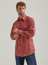 Cargar imagen en el visor de la galería, Men&#39;s Wrangler Western Snap Long Sleeve Shirt 38179
