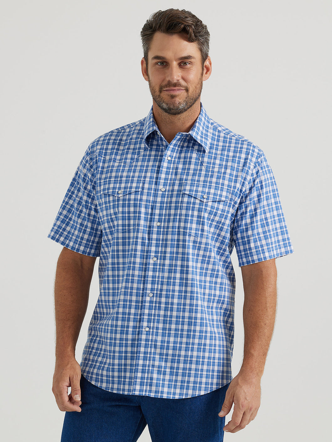 Men's Wrangler Classic Fit Short Sleeve Shirt 44409