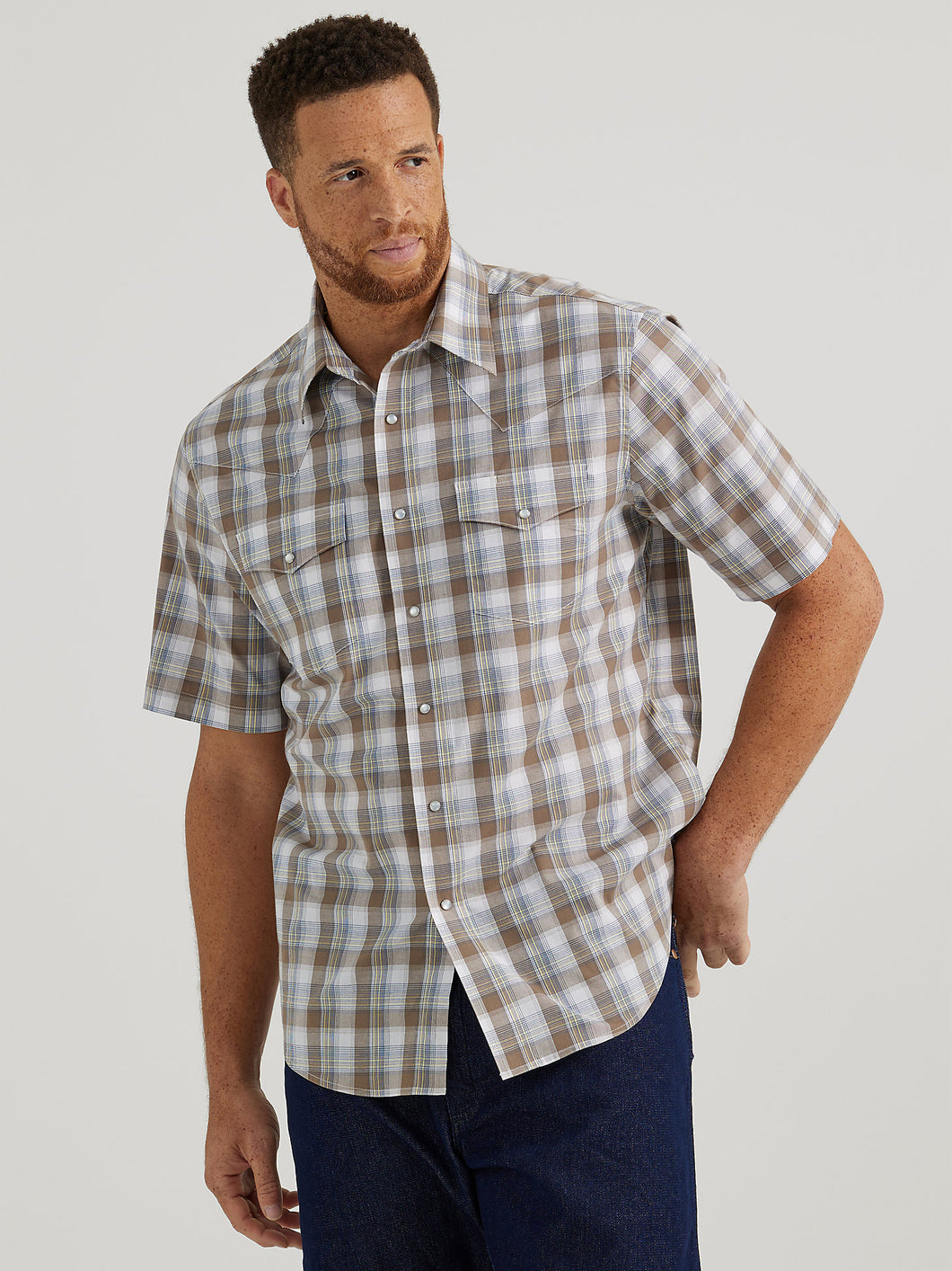 Men's Wrangler Classic Fit Short Sleeve Shirt 44412