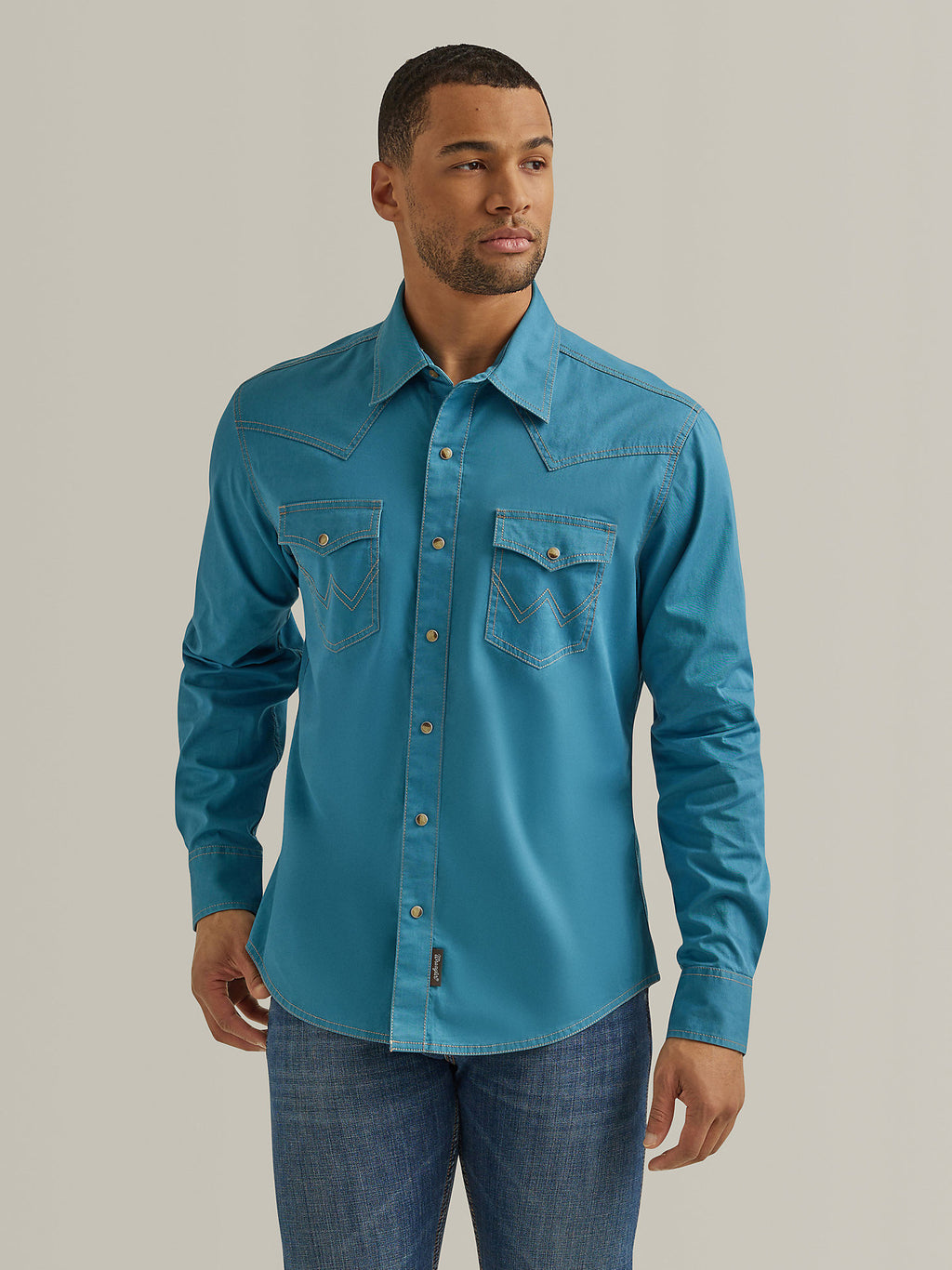 Men's Wrangler Retro Premium Long Sleeve Shirt 44555