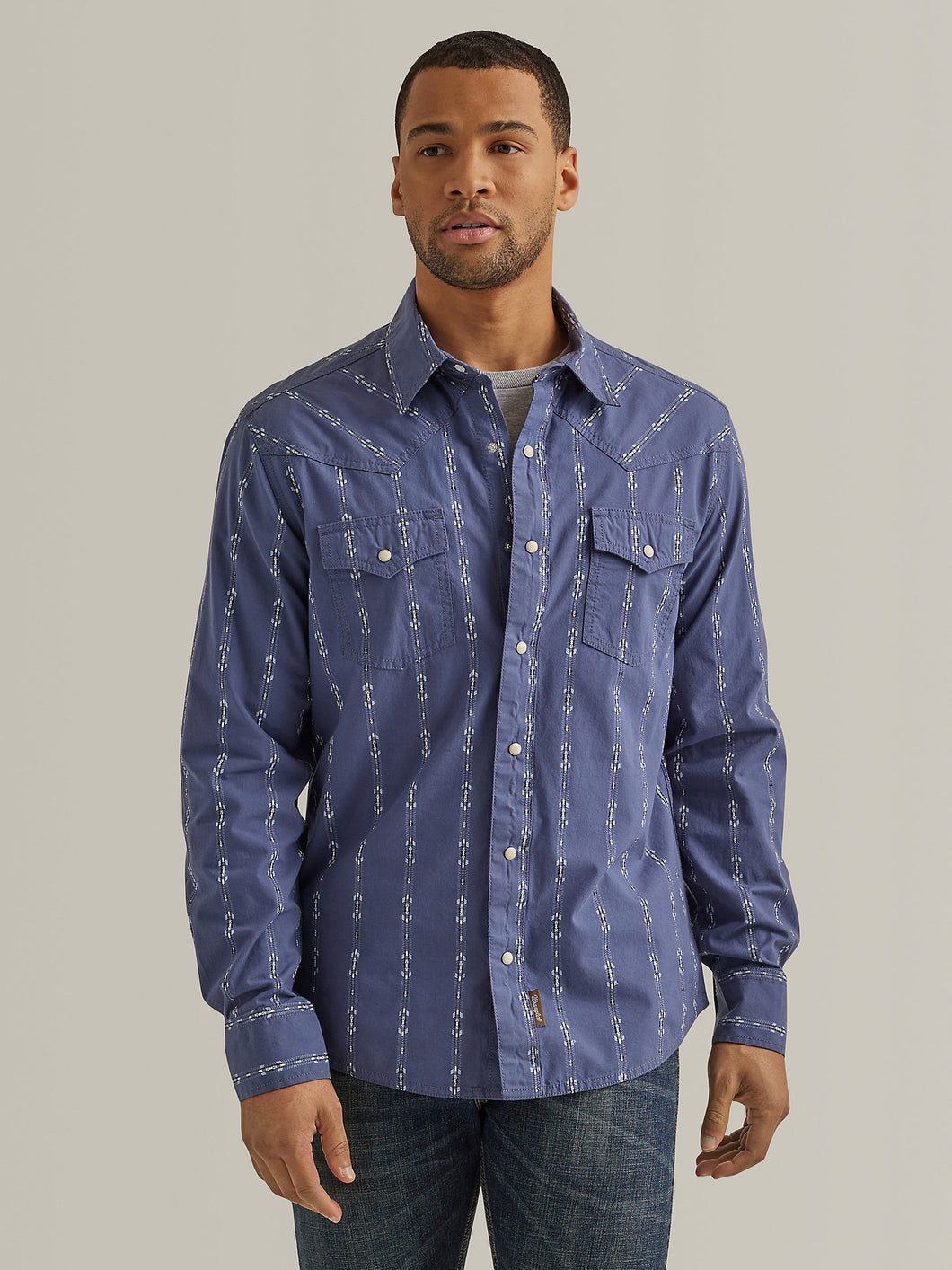 Men's Wrangler Retro Premium Long Sleeve Shirt 44560