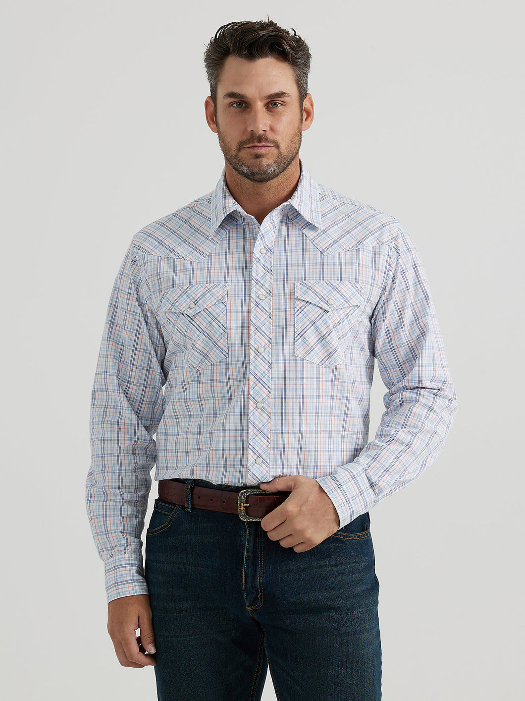 Men's Wrangler 20x Competition Advanced Comfort Long Sleeve Snap Shirt 44689