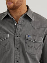 Cargar imagen en el visor de la galería, Men&#39;s Wrangler Western Snap Long Sleeve Shirt 45071
