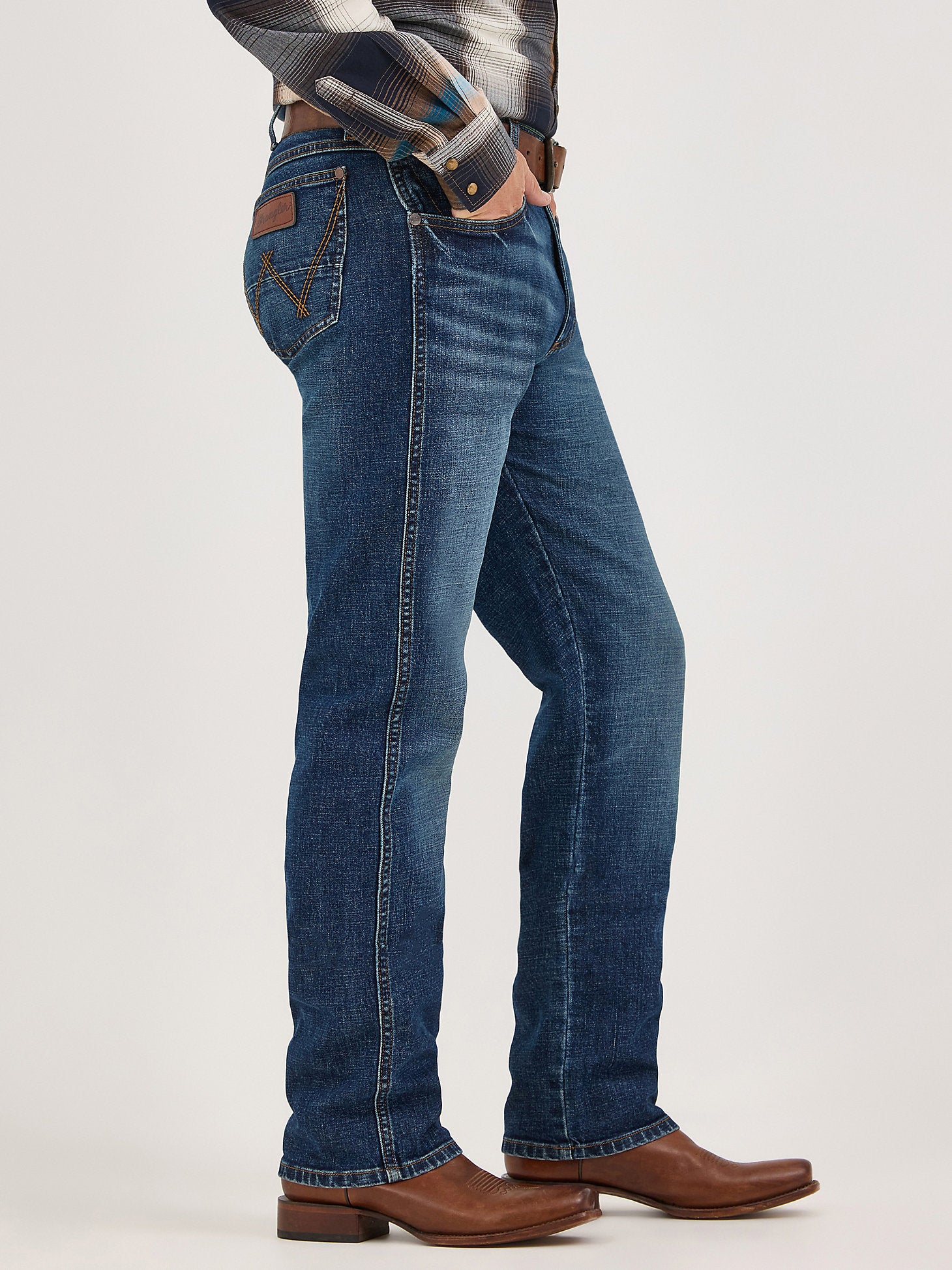 Wrangler Men's Retro Slim Straight Pants 112370631 - Jasper