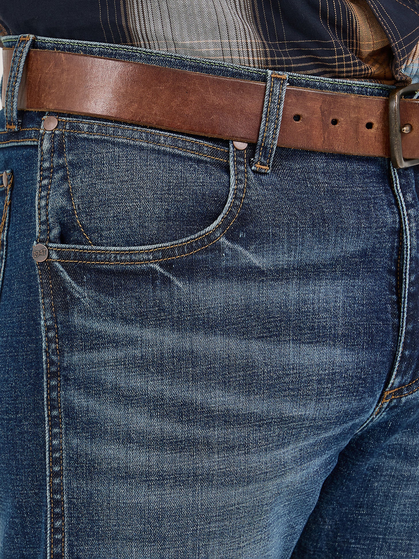 Wrangler Men's Retro Slim Straight Pants 112370631 - Jasper