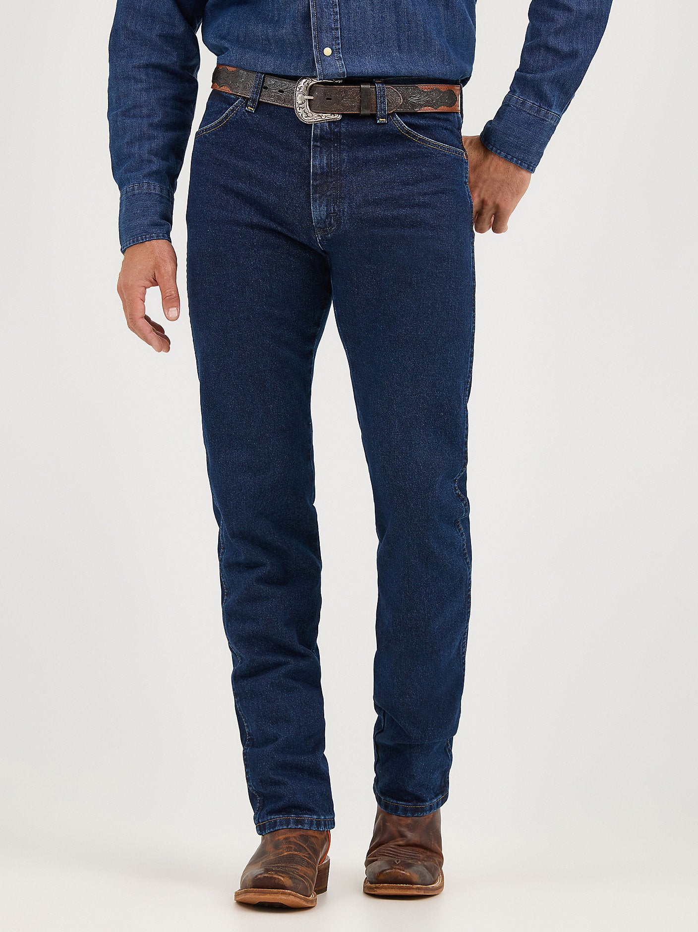 Wrangler Men's Cowboy Cut Original Fit Jean 1013MWZDD - Dark Stone