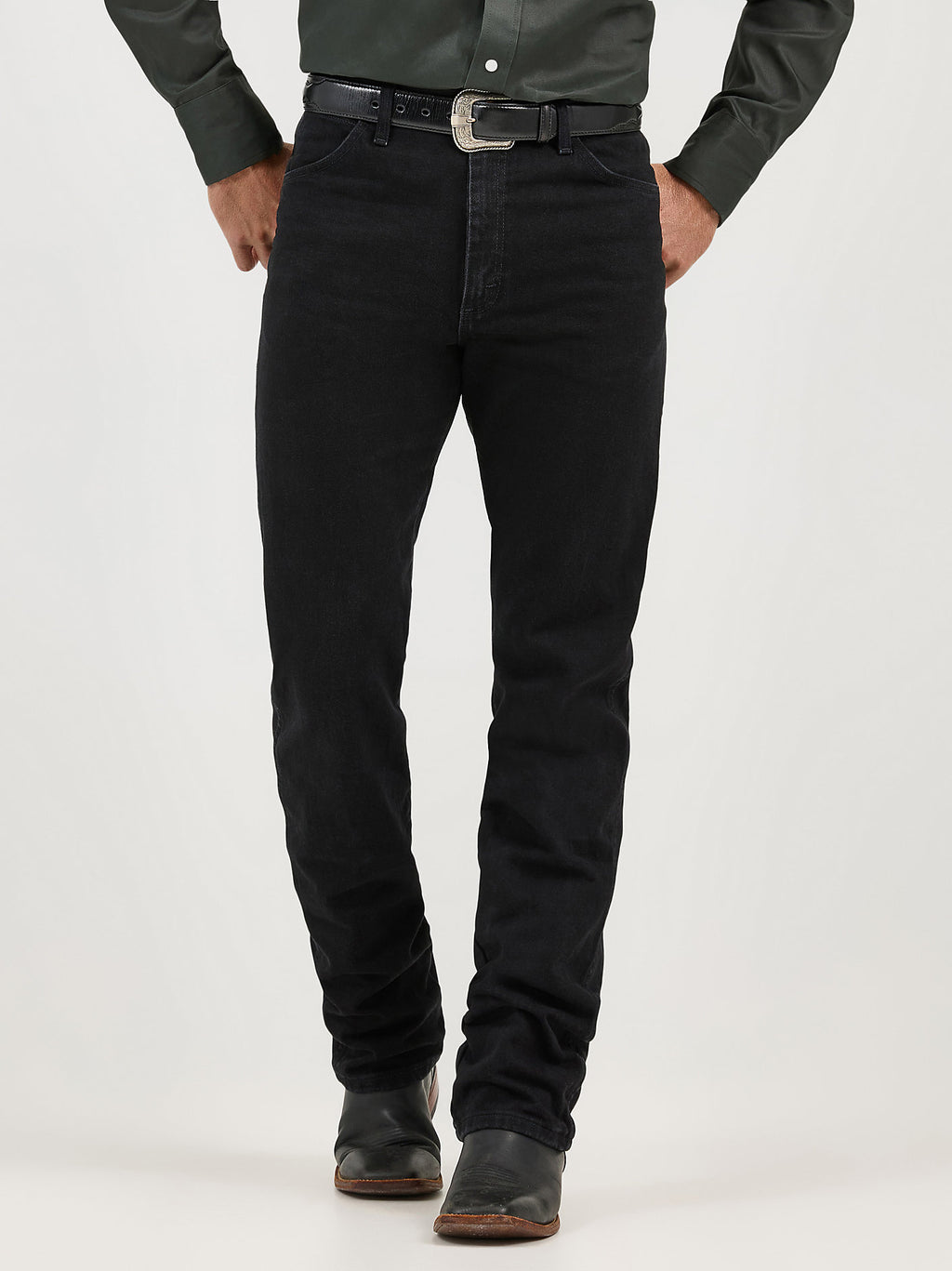 Wrangler Men's Cowboy Cut Original Fit Jean 1013MWZWK - Shadow Black