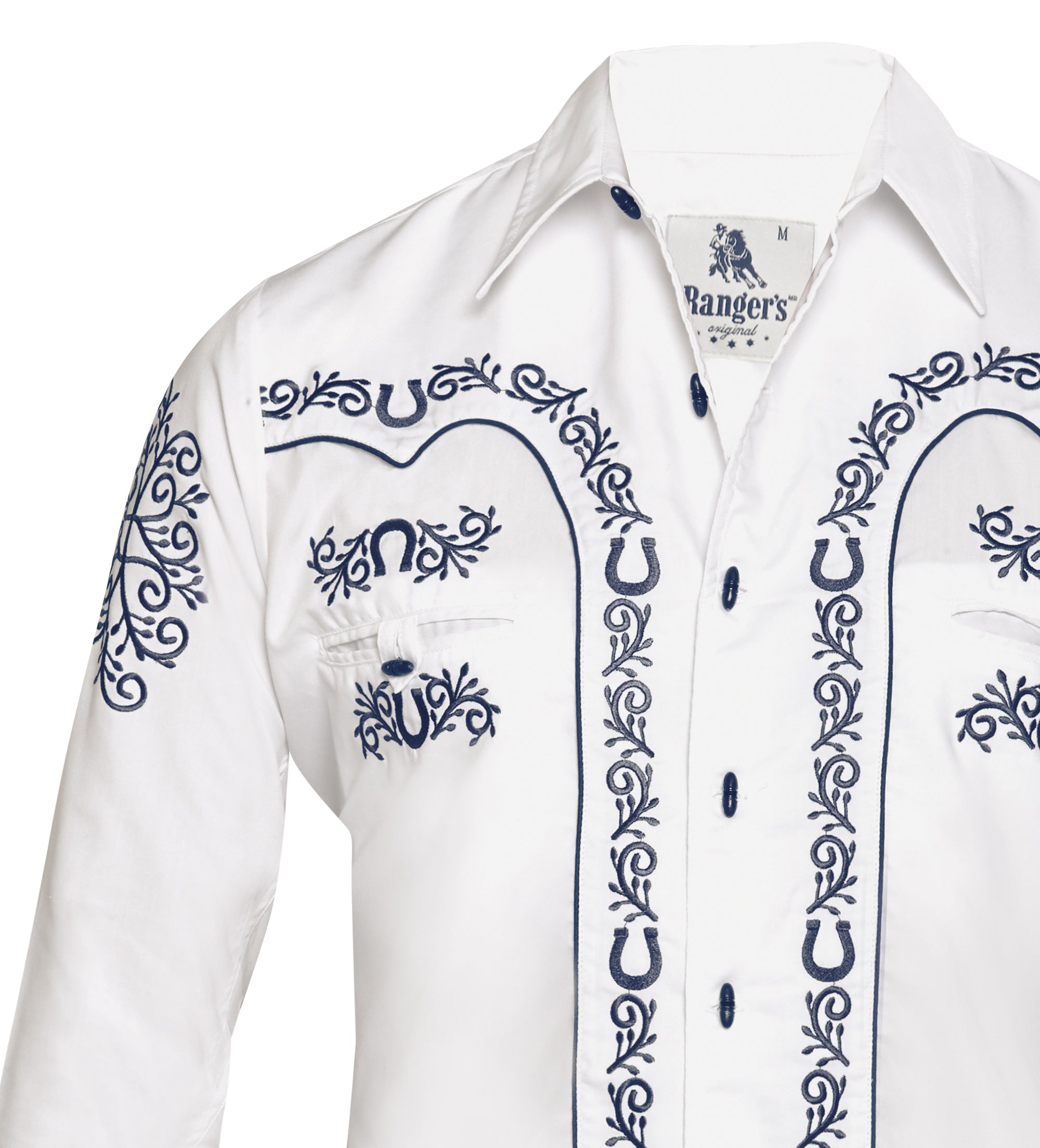 Camisa Charra Ranger's 148CA01 - White