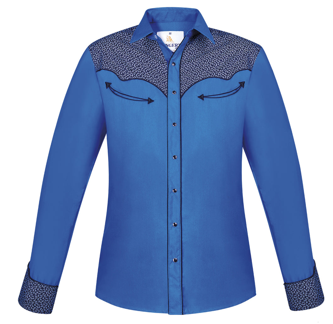 Camisa Vaquera Ranger's 159CA01 - Royal Blue