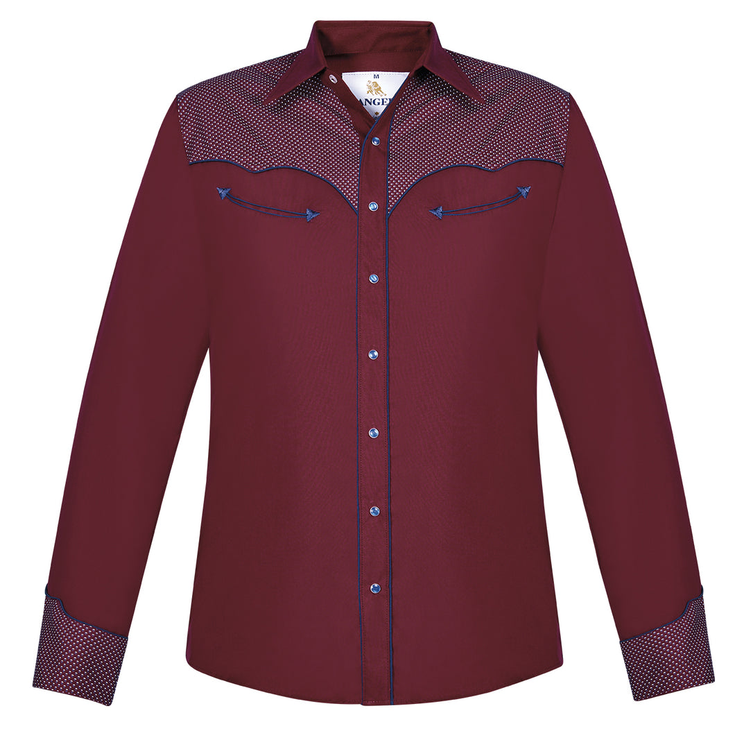 Camisa Vaquera Ranger's 159CA01 - Wine