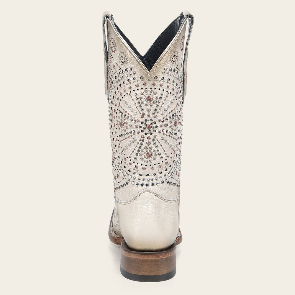 Cuadra Women's Laser & Embroidery Square Toe CU995 - Mikonos Late