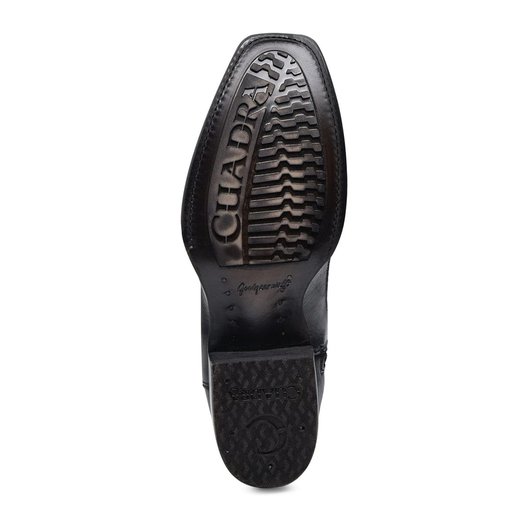 Men's Cuadra Ostrich Narrow Square Toe CU802 - Black