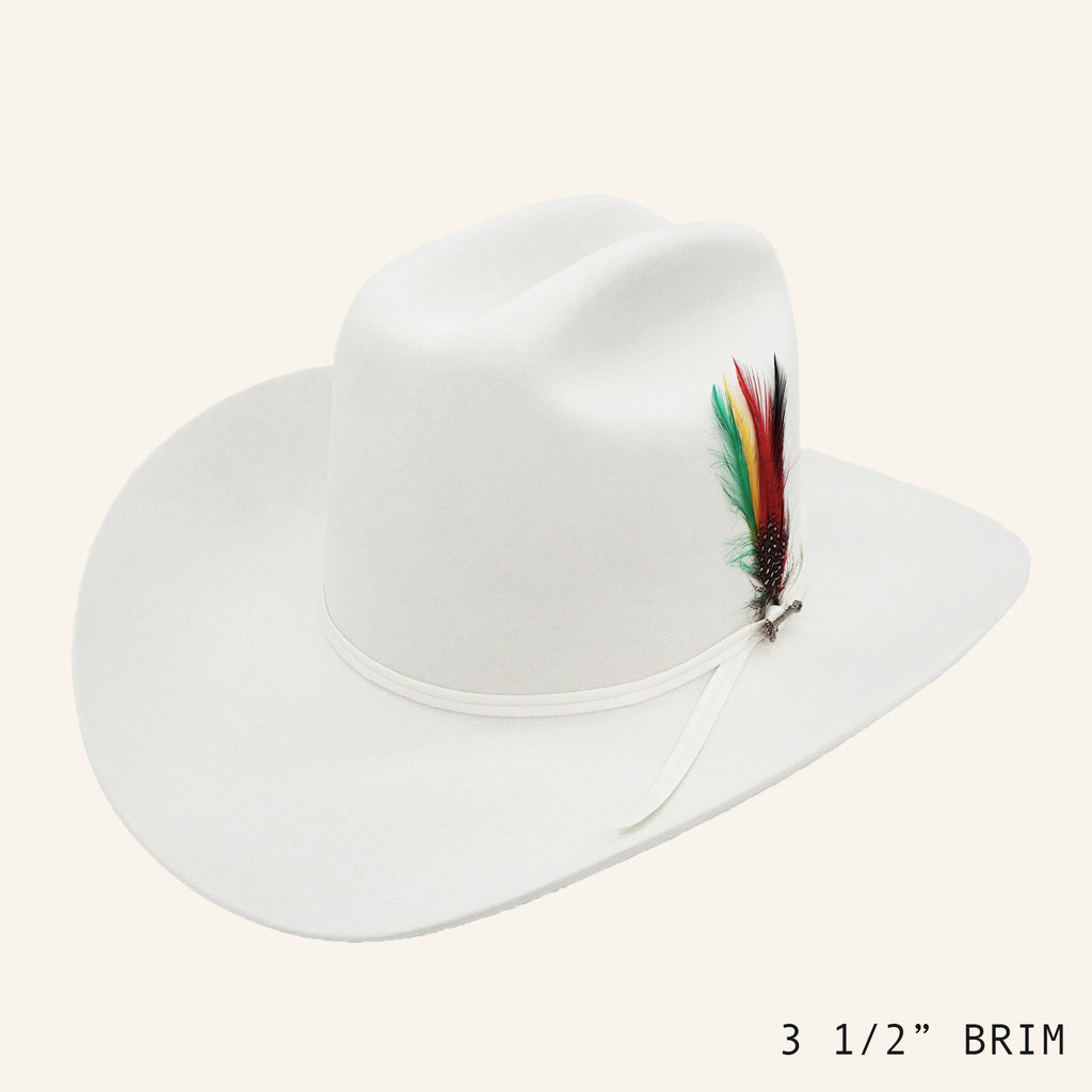 Stetson 6x Rancher Felt Hat - White