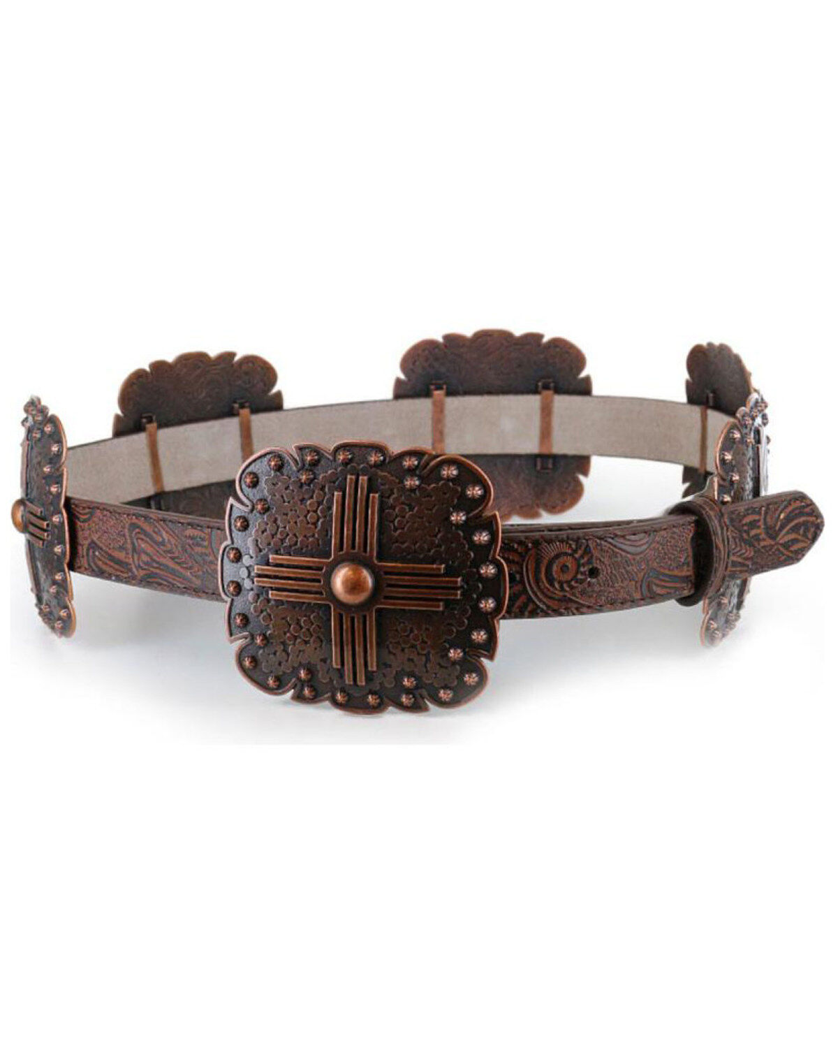 Angel Ranch Women's Concho Leather Belt DA3668