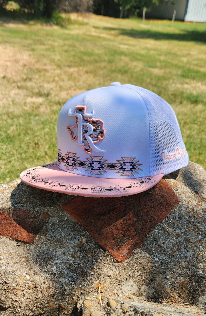 Western Texas Texas Ranch Pink/White Hat