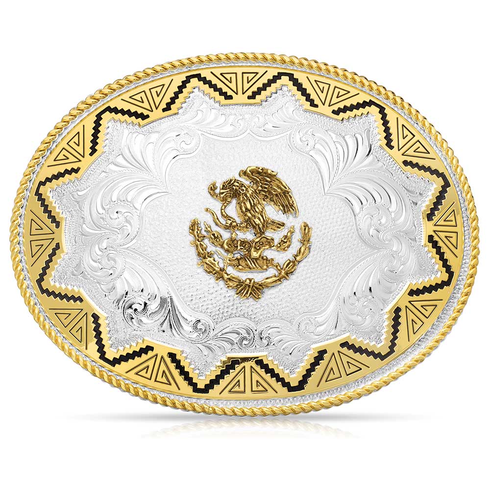 Montana Southwest Sun Large Two Tone Belt Buckle 2190-674
