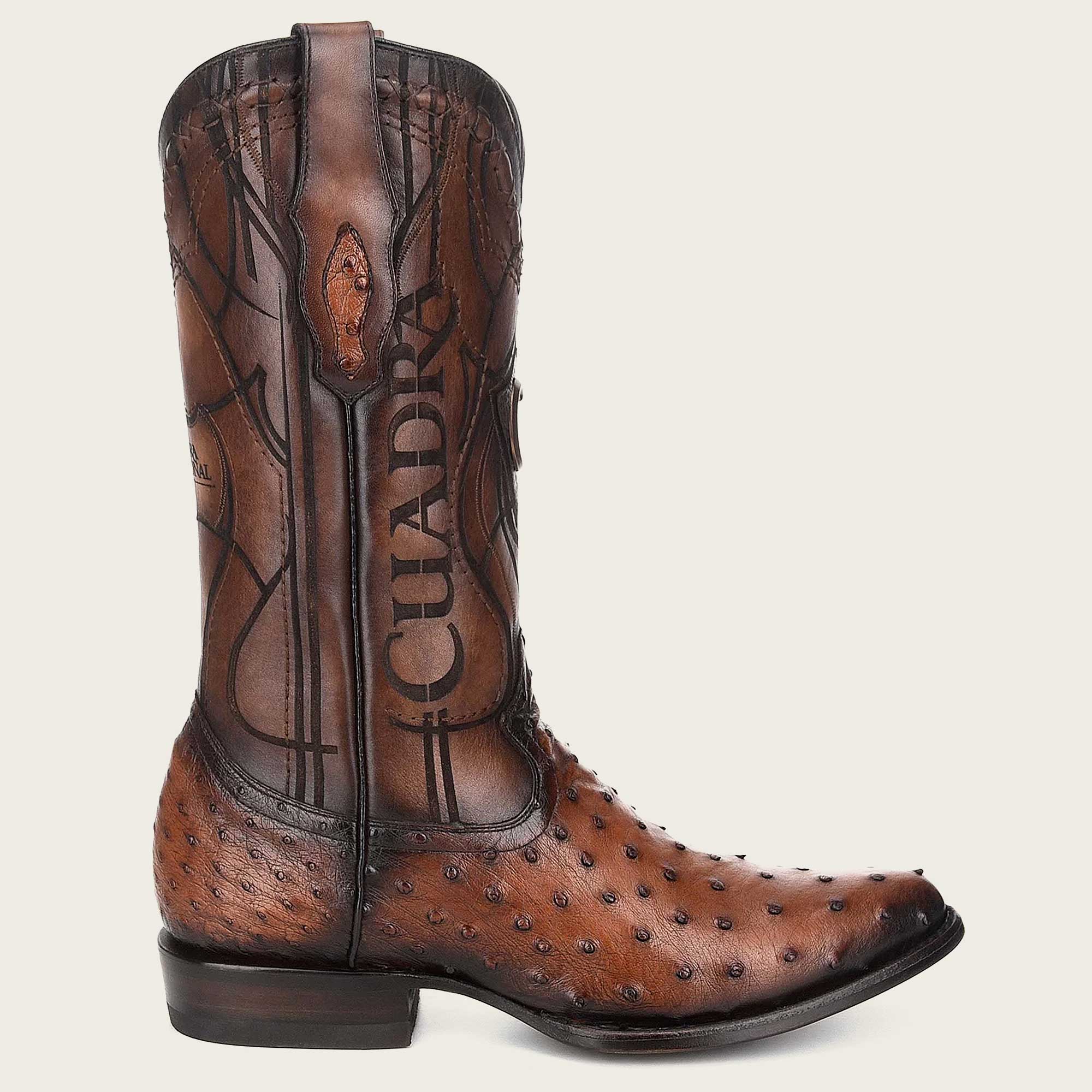 Bota Cuadra Round Toe Ostrich CU303 - Moroni Castano