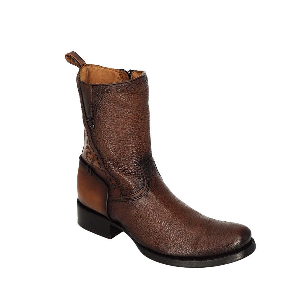 Men's Cuadra Round Toe Deer 2T2DVE - Paris Maple