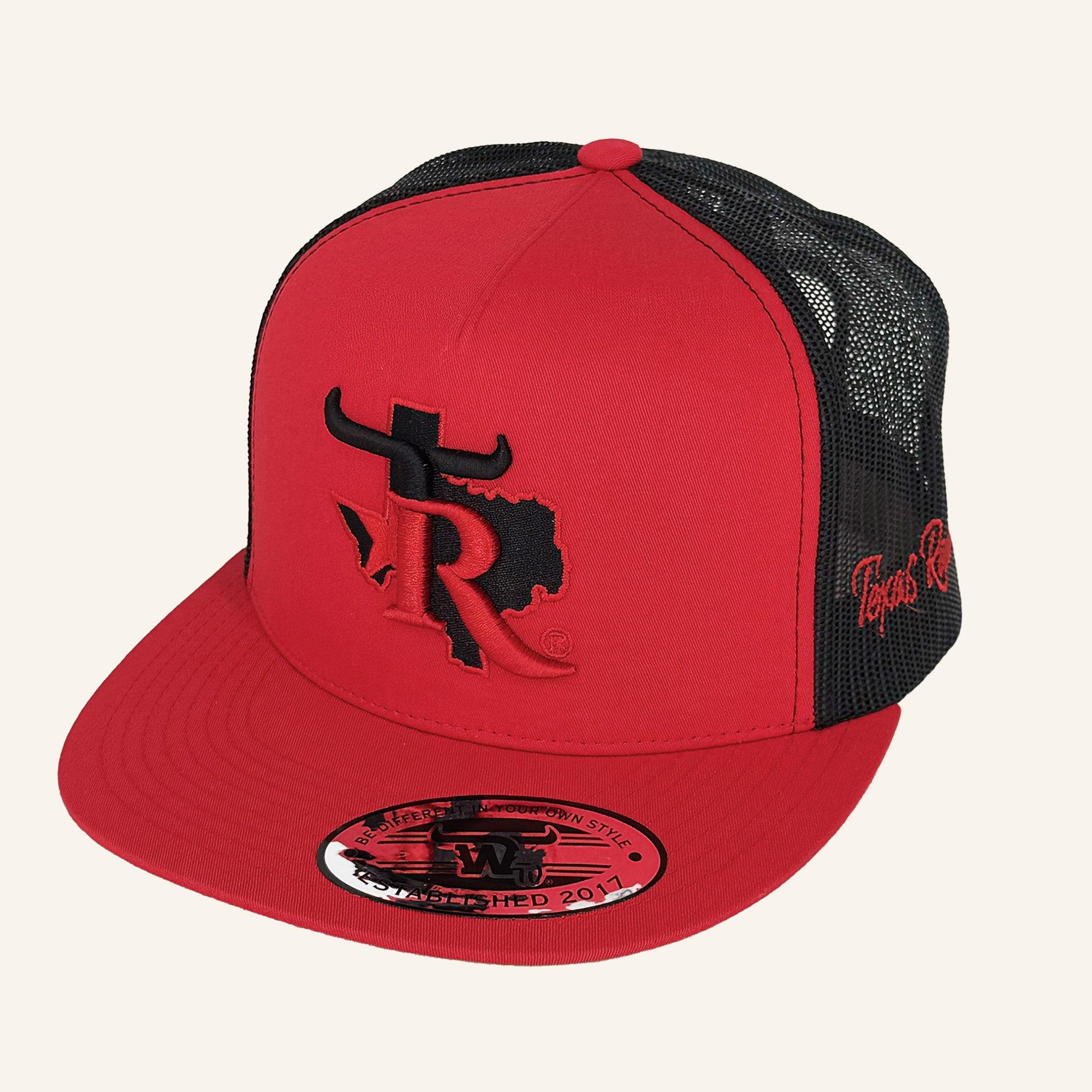 Western Texas Black Blood Red/Black Hat