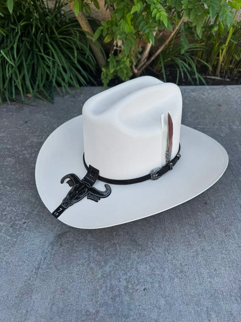 Sombrero Cuernos Chuecos 5,000x "Johnson" San Judas Atejanada  3 1/2" Brim