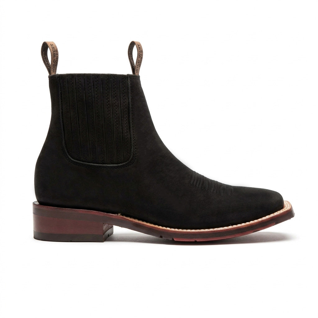 Wild West Boots 826BM6305 - Nobuck Black