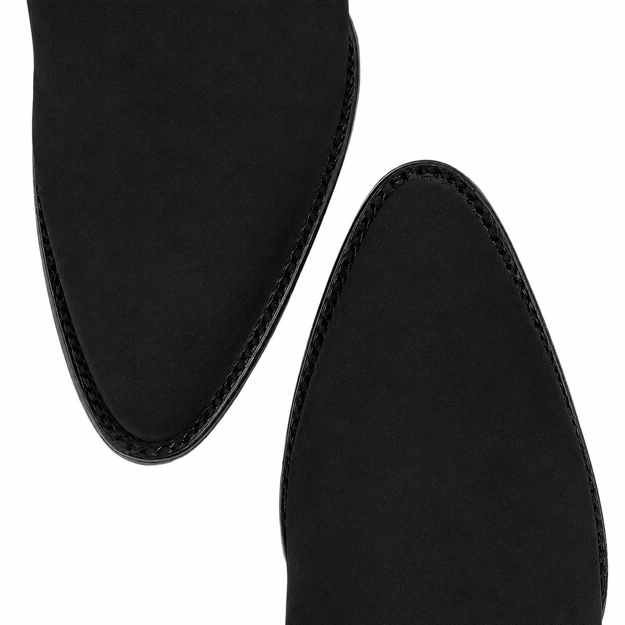 Cuadra Women's Embroidery & Zipper Round Toe CC357 - Nobuck Negro