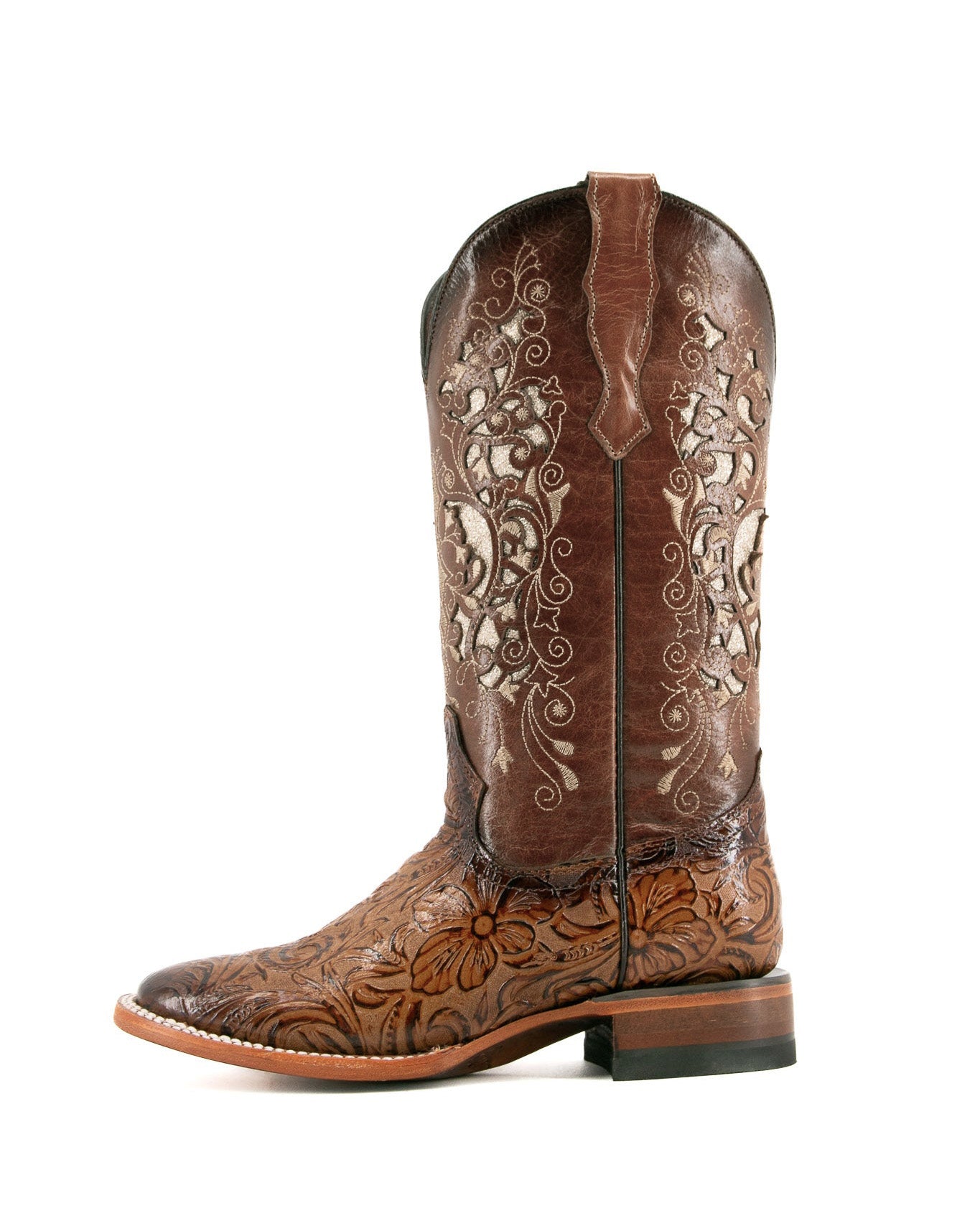 Rock'em Women's Alma Flor de Luz Square Toe 466 - Miel