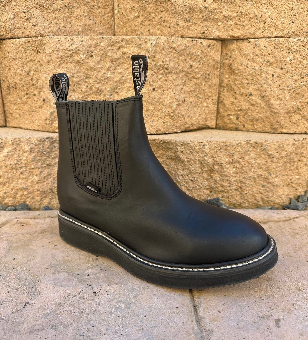 Establo Work Boot 551 - Grasso Negro
