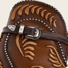Cargar imagen en el visor de la galería, Cuadra Women&#39;s Embroidery Short Boot 3F59RS - Azteca Maple
