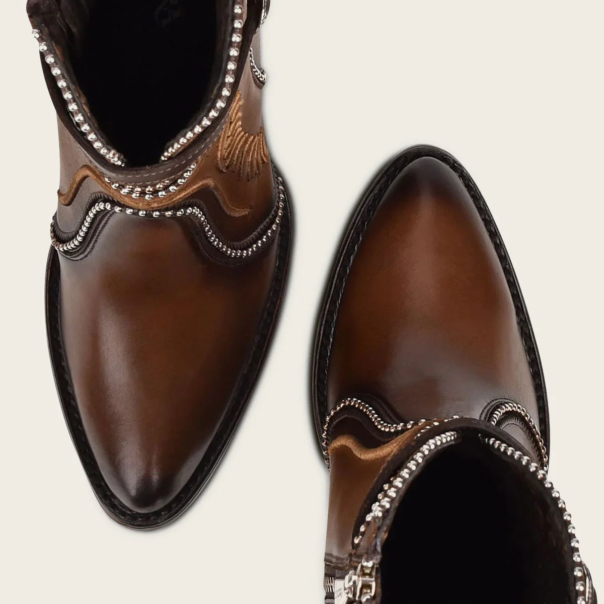 Cuadra Women's Embroidery Short Boot 3F59RS - Azteca Maple