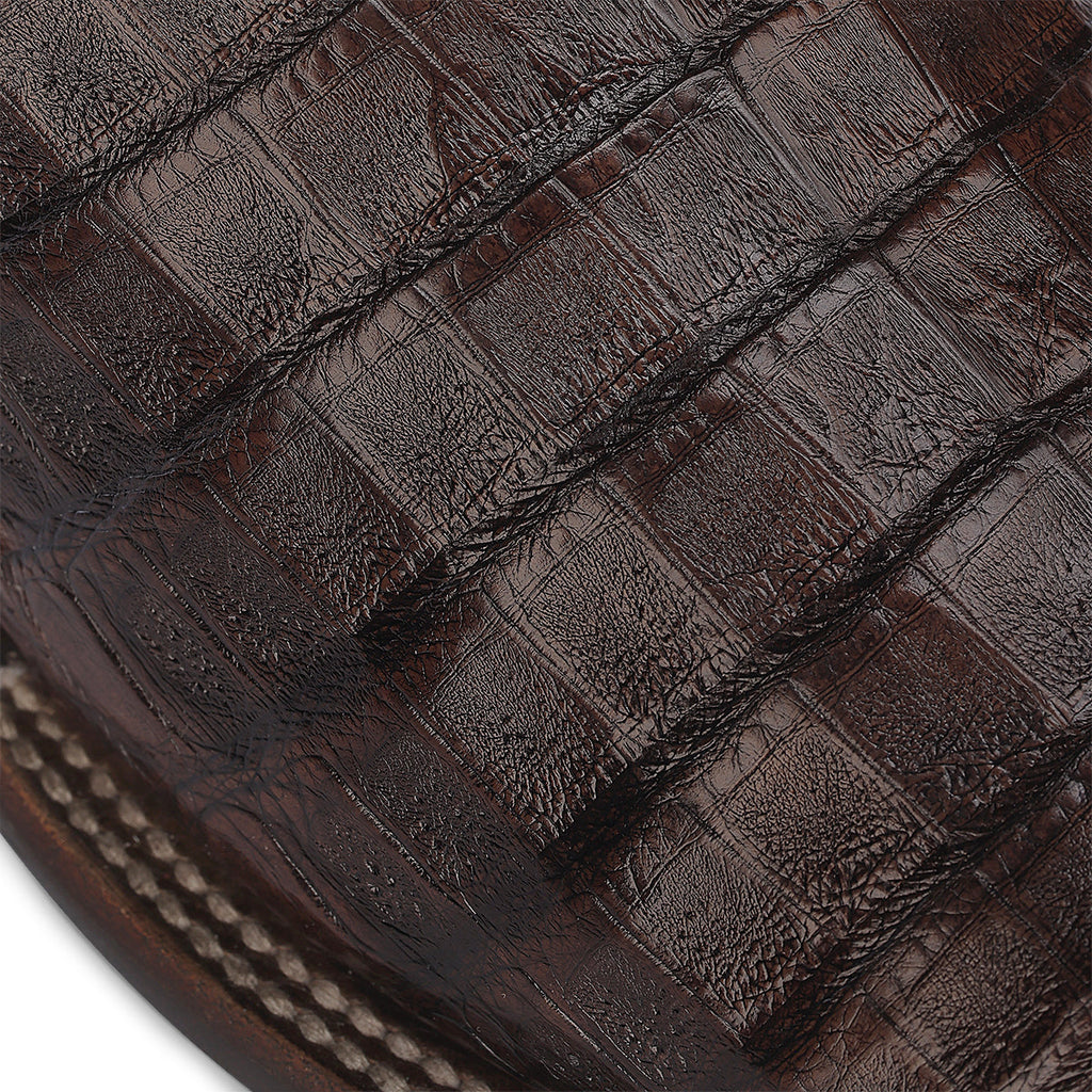 Cuadra Men's Caiman Zipper & Elastic Square Toe CU892 - Porto Maple