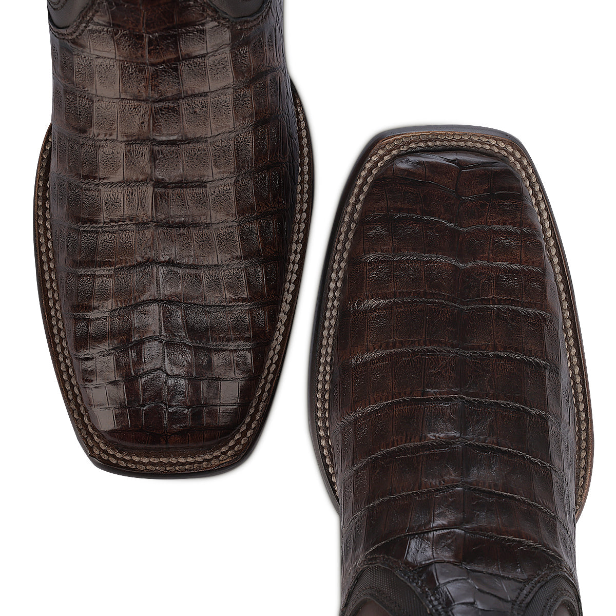 Cuadra Men's Caiman Zipper & Elastic Square Toe CU892 - Porto Maple