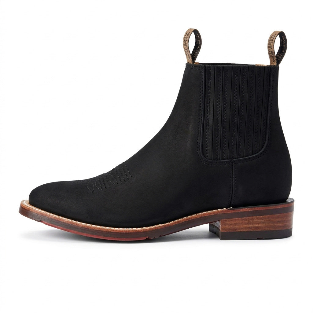 Wild West Boots 826BM6305 - Nobuck Black