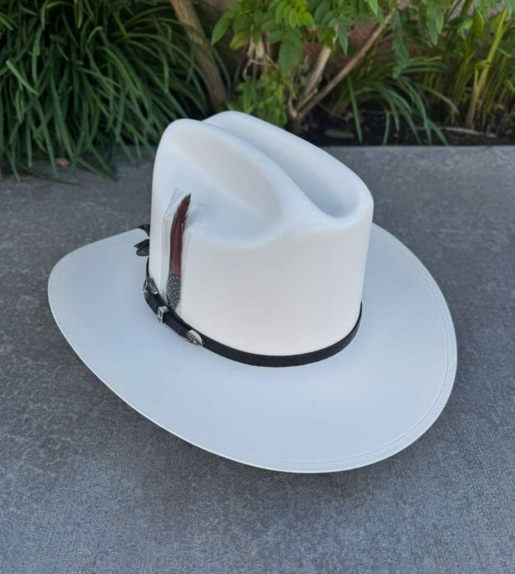 Sombrero Cuernos Chuecos 5,000x "Johnson" San Judas Atejanada  3 1/4" Brim