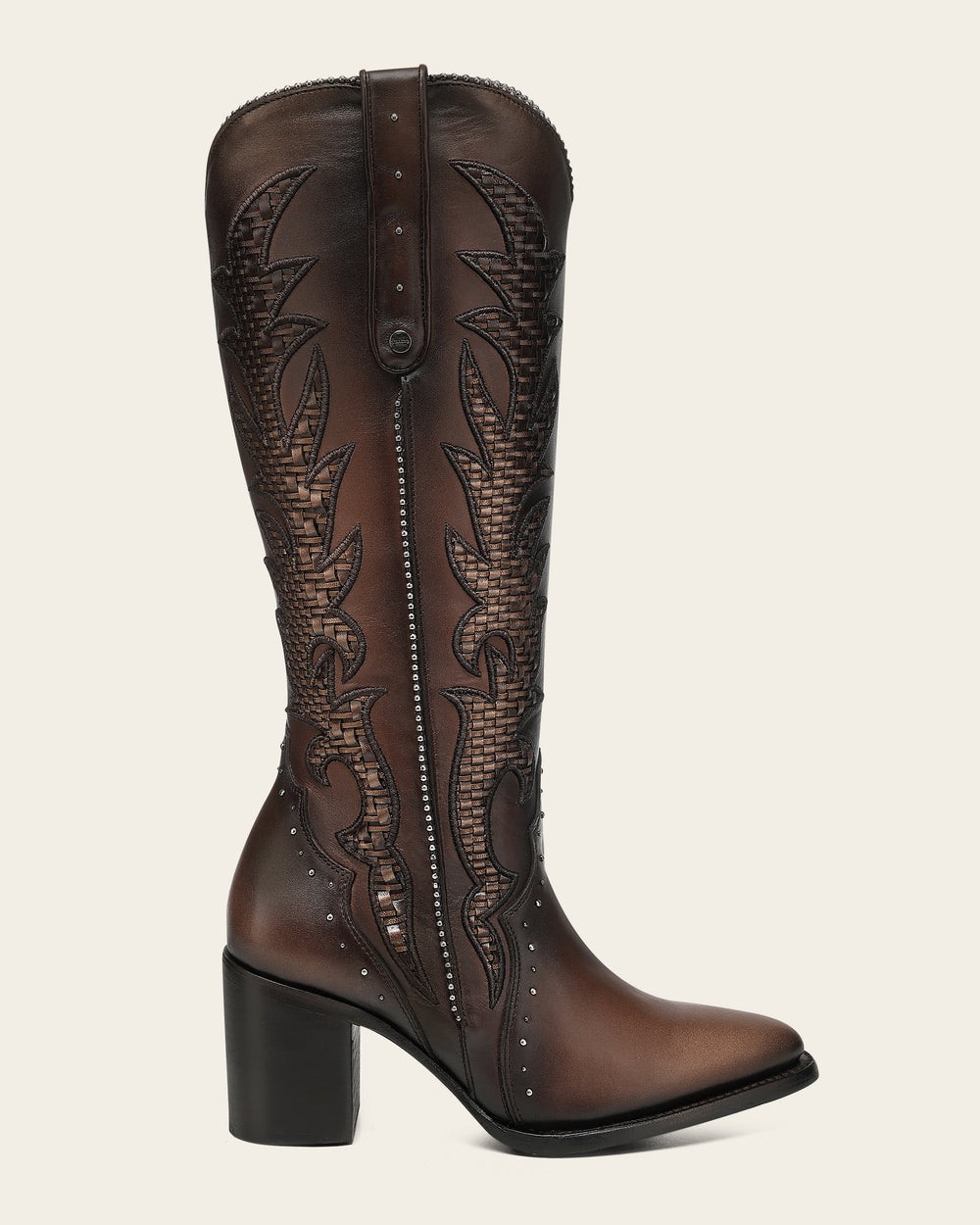 Cuadra Women's Embroidery and Zipper Pointed Toe CC338 - Honey