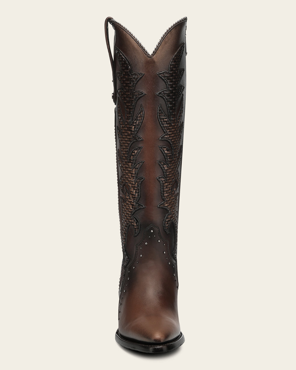 Cuadra Women's Embroidery and Zipper Pointed Toe CC338 - Honey