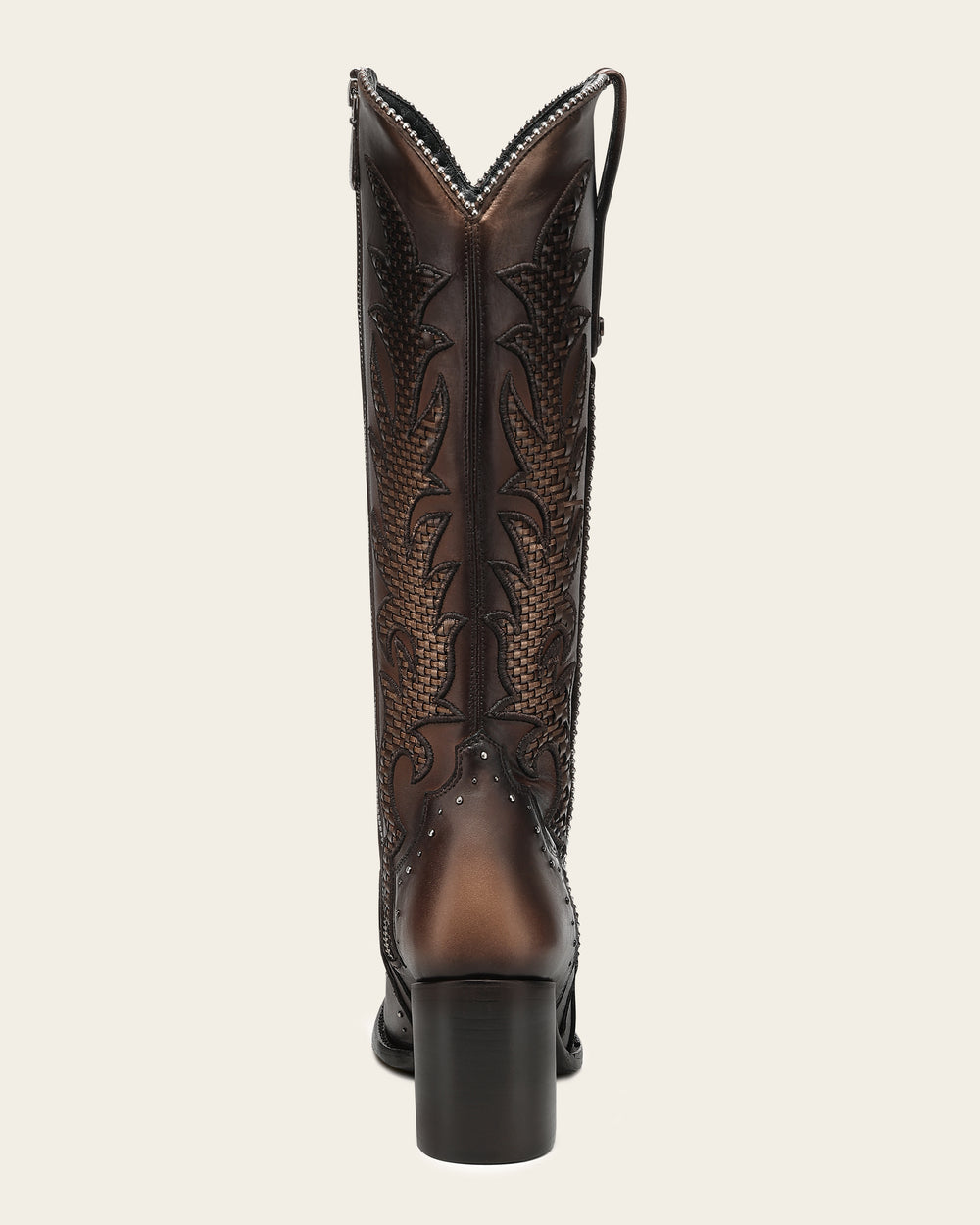 Cuadra Women's Embroidery and Zipper Pointed Toe CC338 - Honey