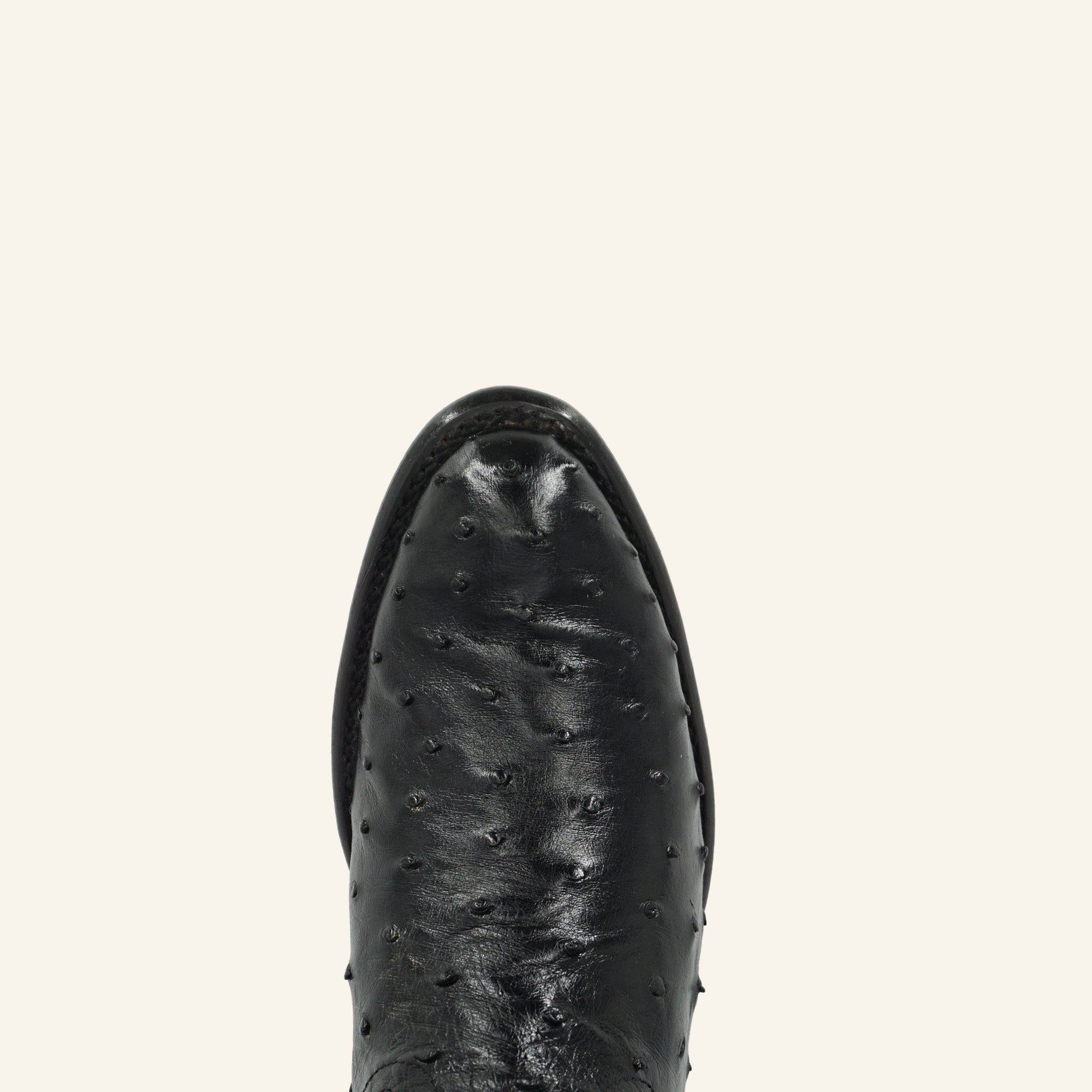 Los Altos Boots Roper Ostrich 690305 - Black