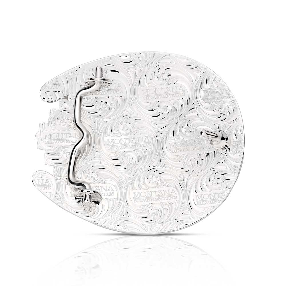 Montana Sunrise Mesa Buckle with Bull Rider 52810-160