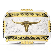 Cargar imagen en el visor de la galería, Montana Southwest Origins Buckle with Longhorn 52910-767M
