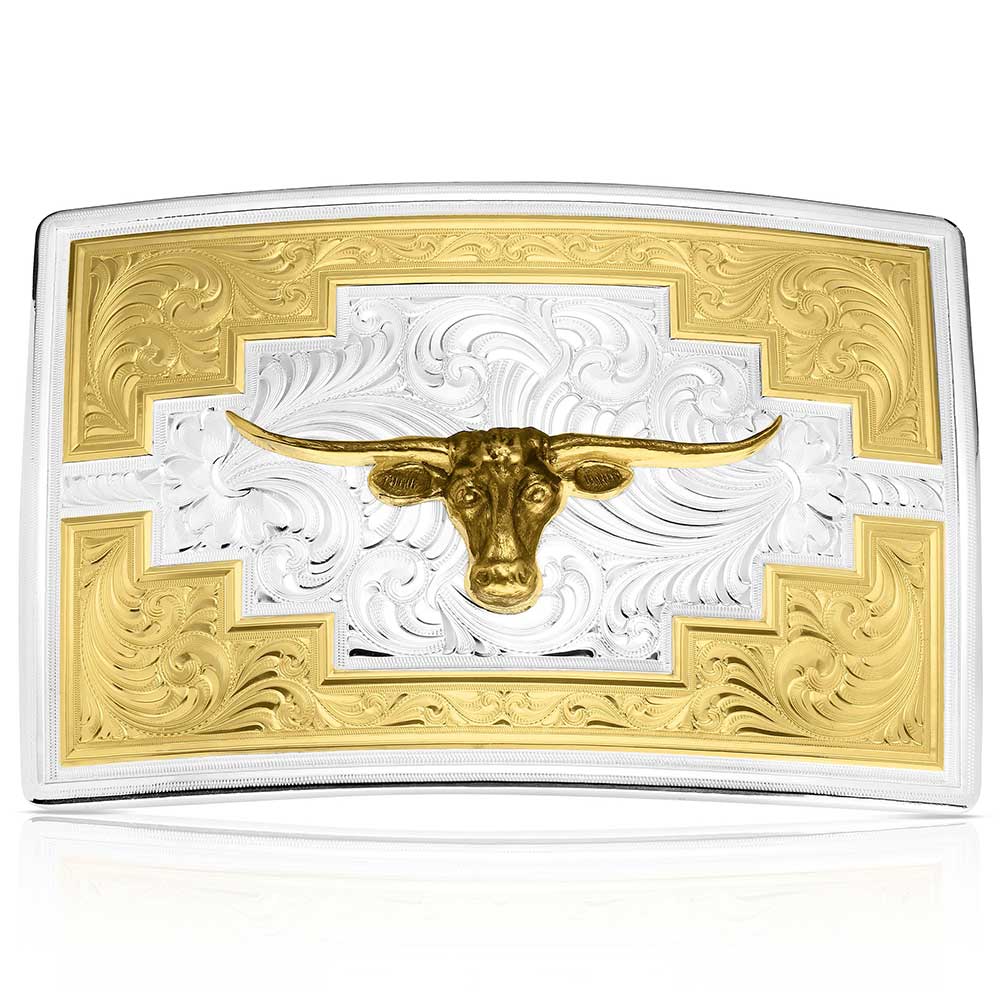 Montana Santa Fe Sunrise Buckle with Longhorn 55910-41